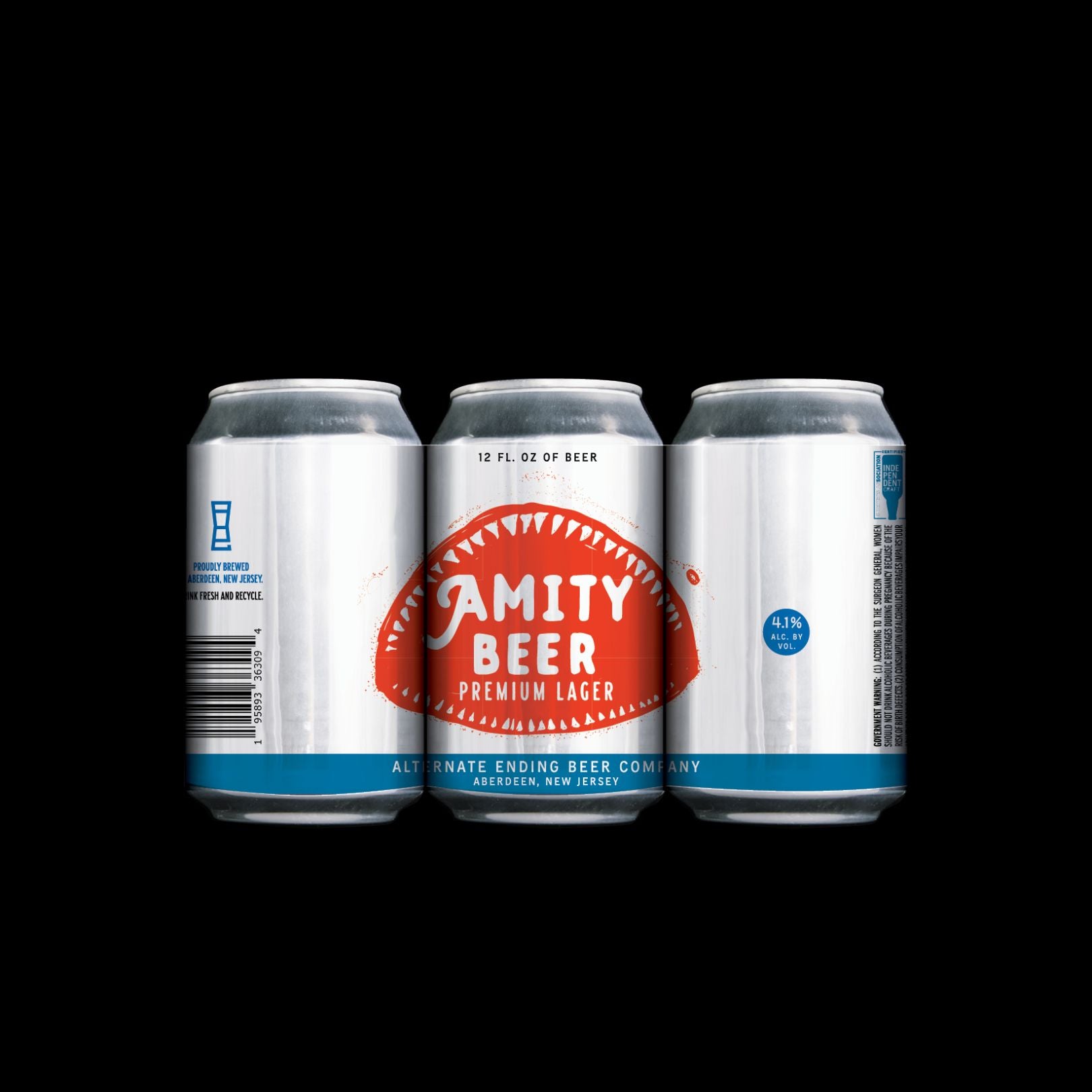 Alternate Ending Beer Co. Amity Beer Koozie