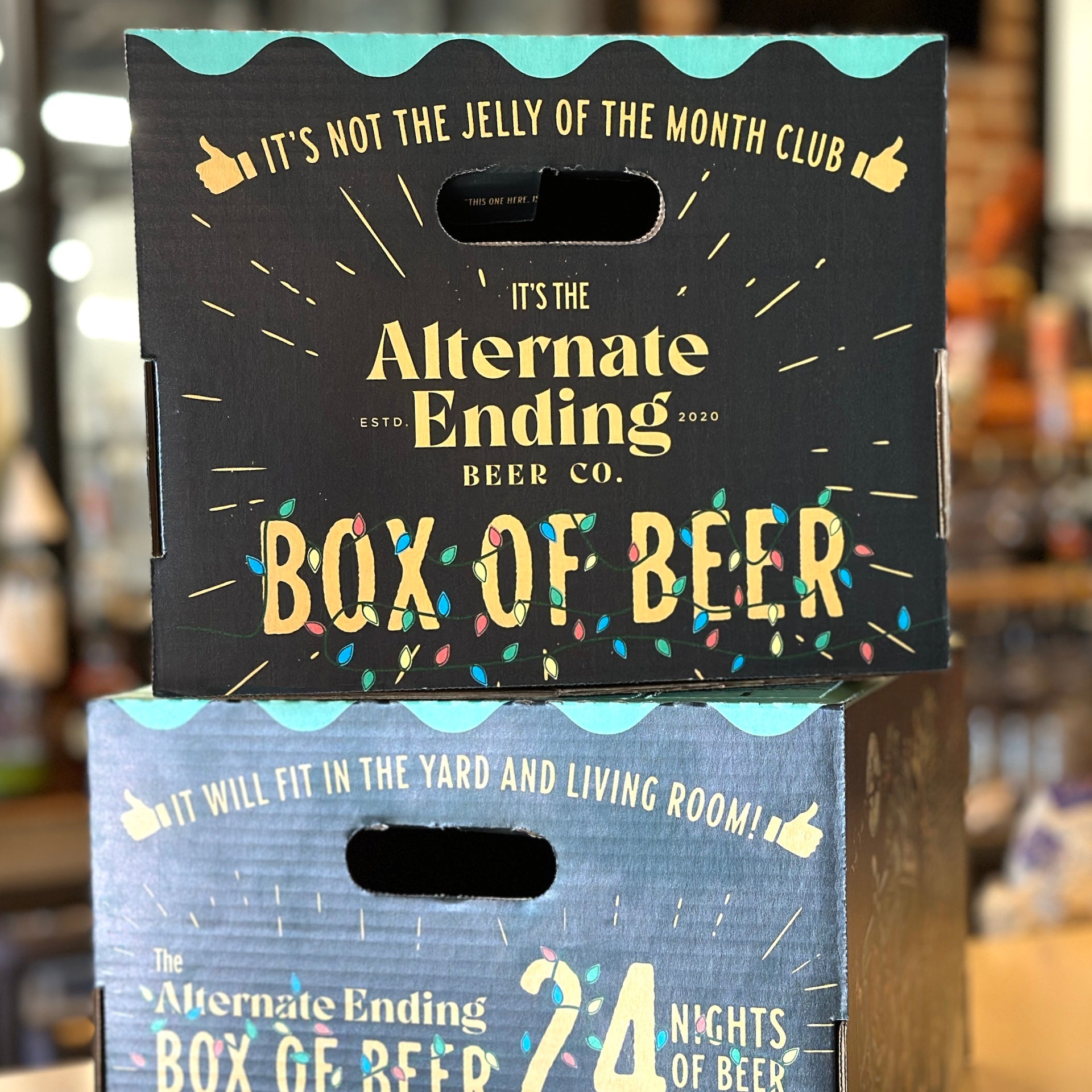 Alternate Ending Beer Co. Amity Beer Koozie