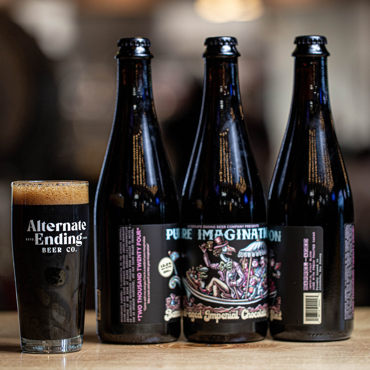 Alternate Ending Beer Co. Pure Imagination Barrel-aged Imperial Chocolate Stout 10%