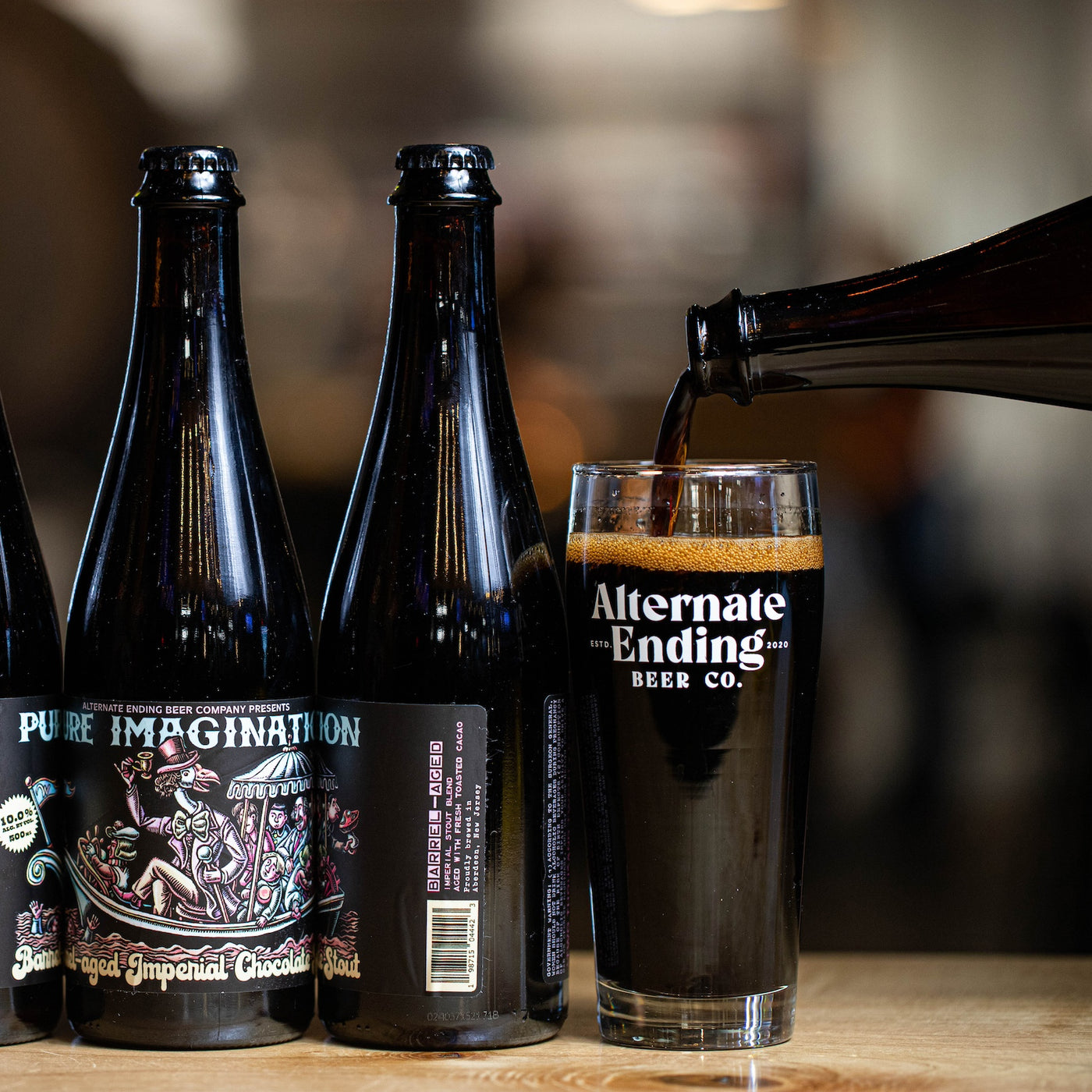 Alternate Ending Beer Co. Pure Imagination Barrel-aged Imperial Chocolate Stout 10%