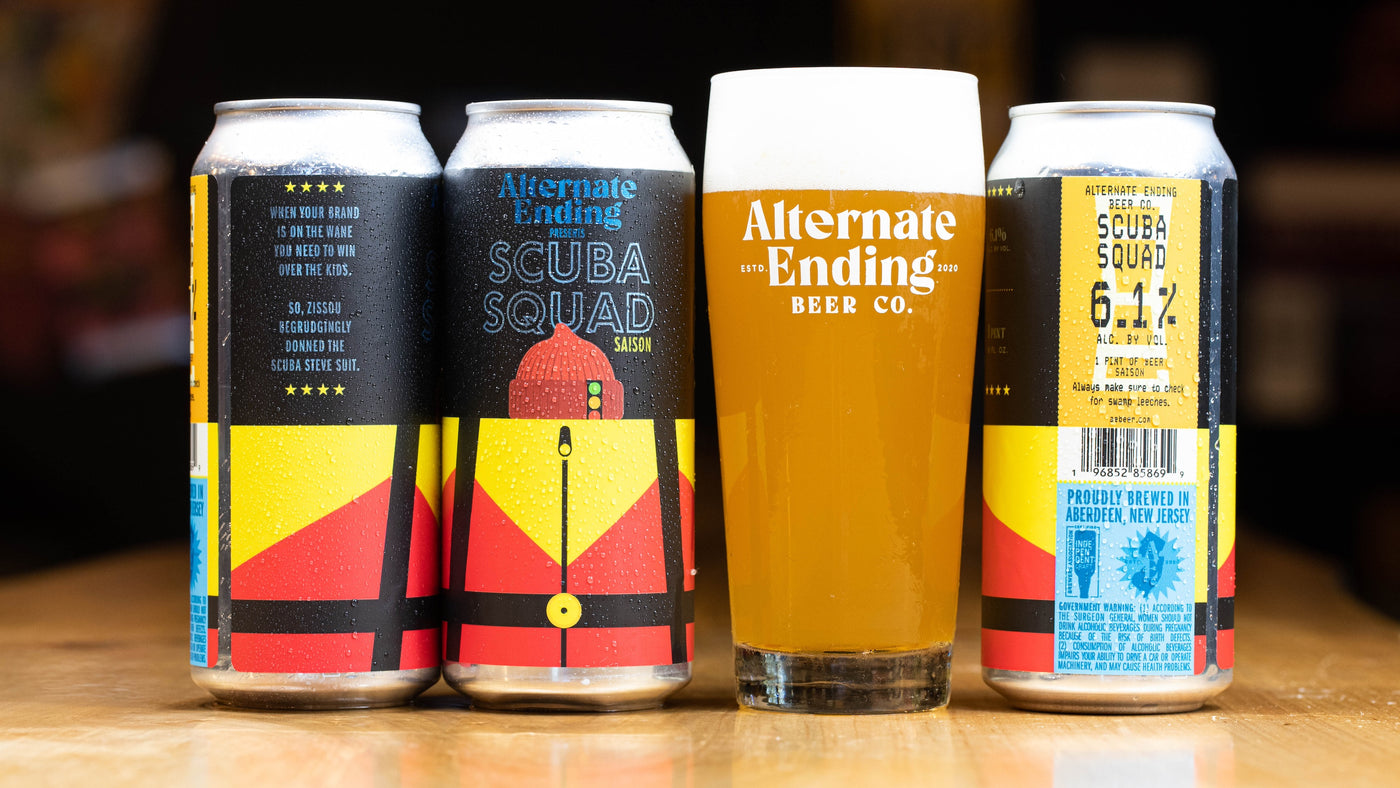 Alternate Ending Beer Co. Saison 6.1% Scuba Squad