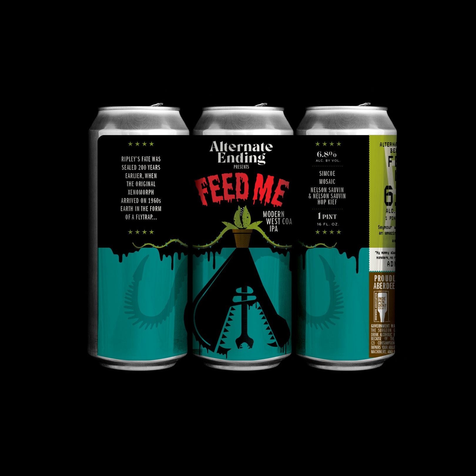 Alternate Ending Beer Co. Feed Me (Nelson) Modern West Coast IPA 6.8%